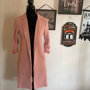 Pink long jacket